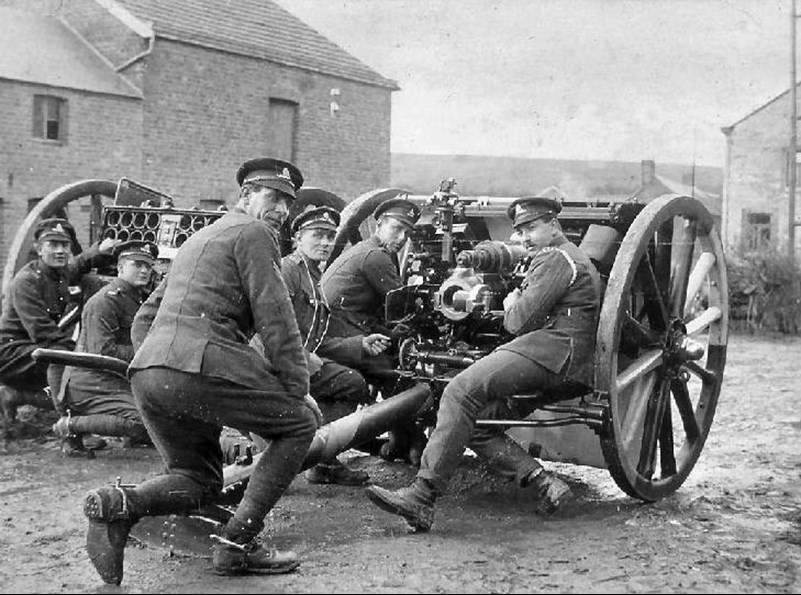 A Royal Horse Artillery 13 Pounder Quick Firing Gun
