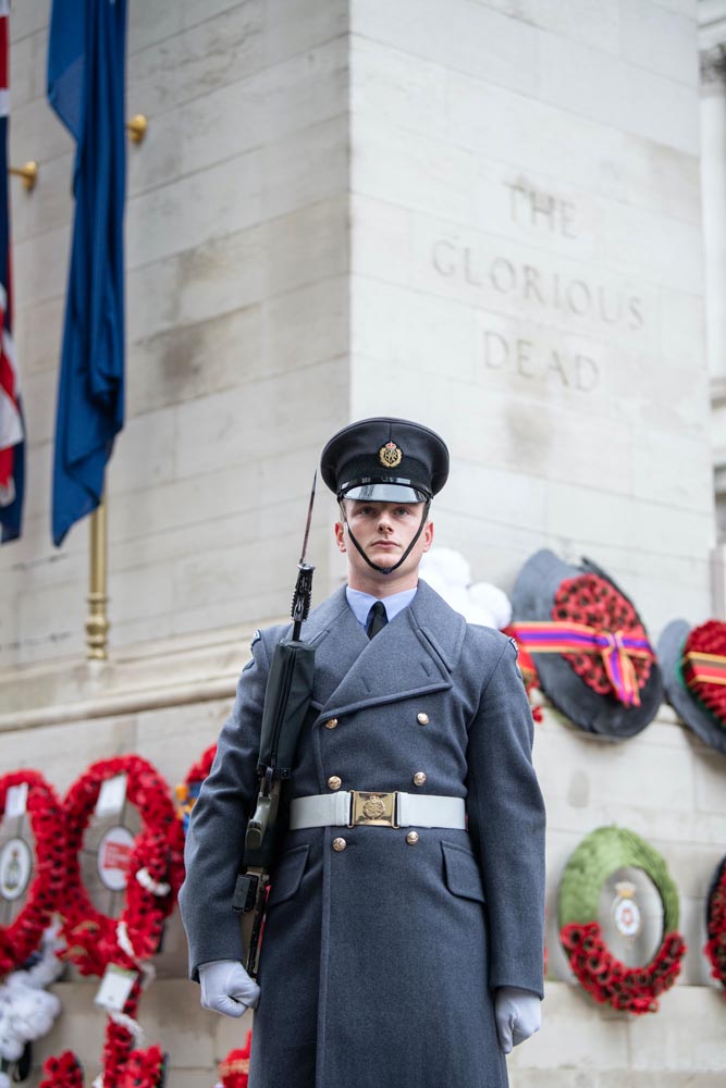 RAF Guard At Cenotaph 2025