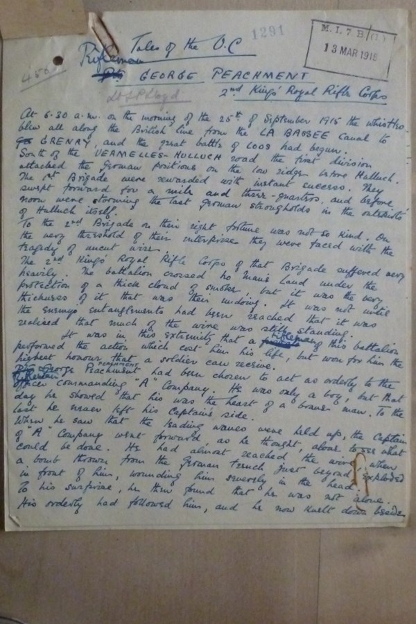 James Lloyd Account Of Peachment's Actions