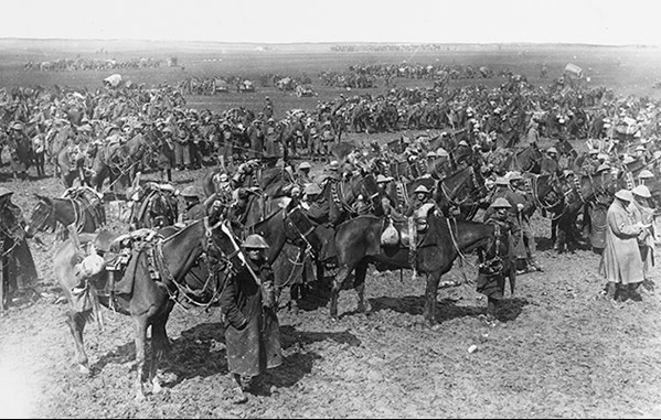 A Cavalry Regiment Ready For Action.