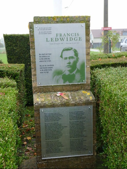 Memorial Plaque Near His Grave