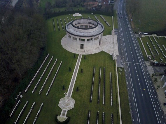 Ploegsteert Memorial Where Several Of Those Killed On Christmas Day 1914 Are Commemorated.