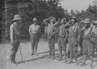 British Troops Taking Quinine