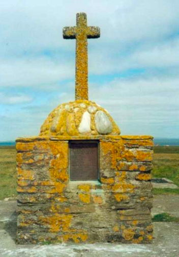 The Stroma War Memorial.