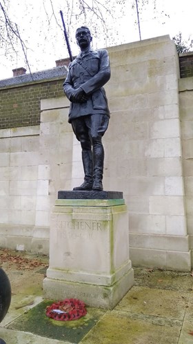 The Kitchener Memorial At Horse Guards Parade Adjoining Downing Street