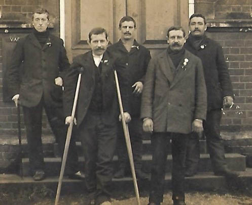 Emile De Coster Is Thought To Be The Man On The Crutches