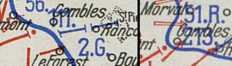 Combles Sector Comparison