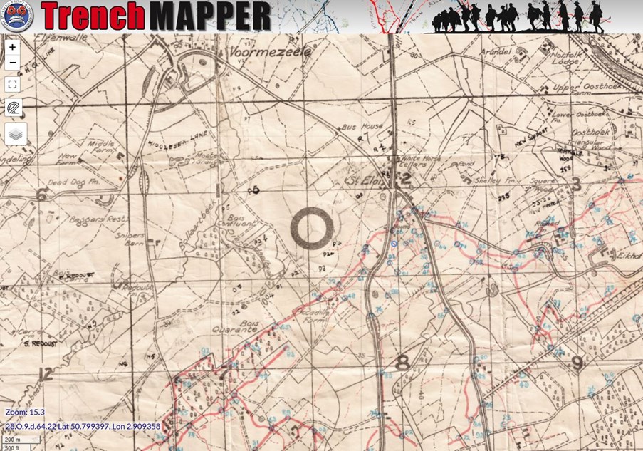 The St Eloi Sector In 1915