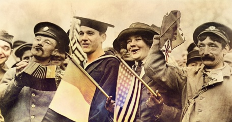 Now And Forever British, French, And American Soldiers On The Western Front