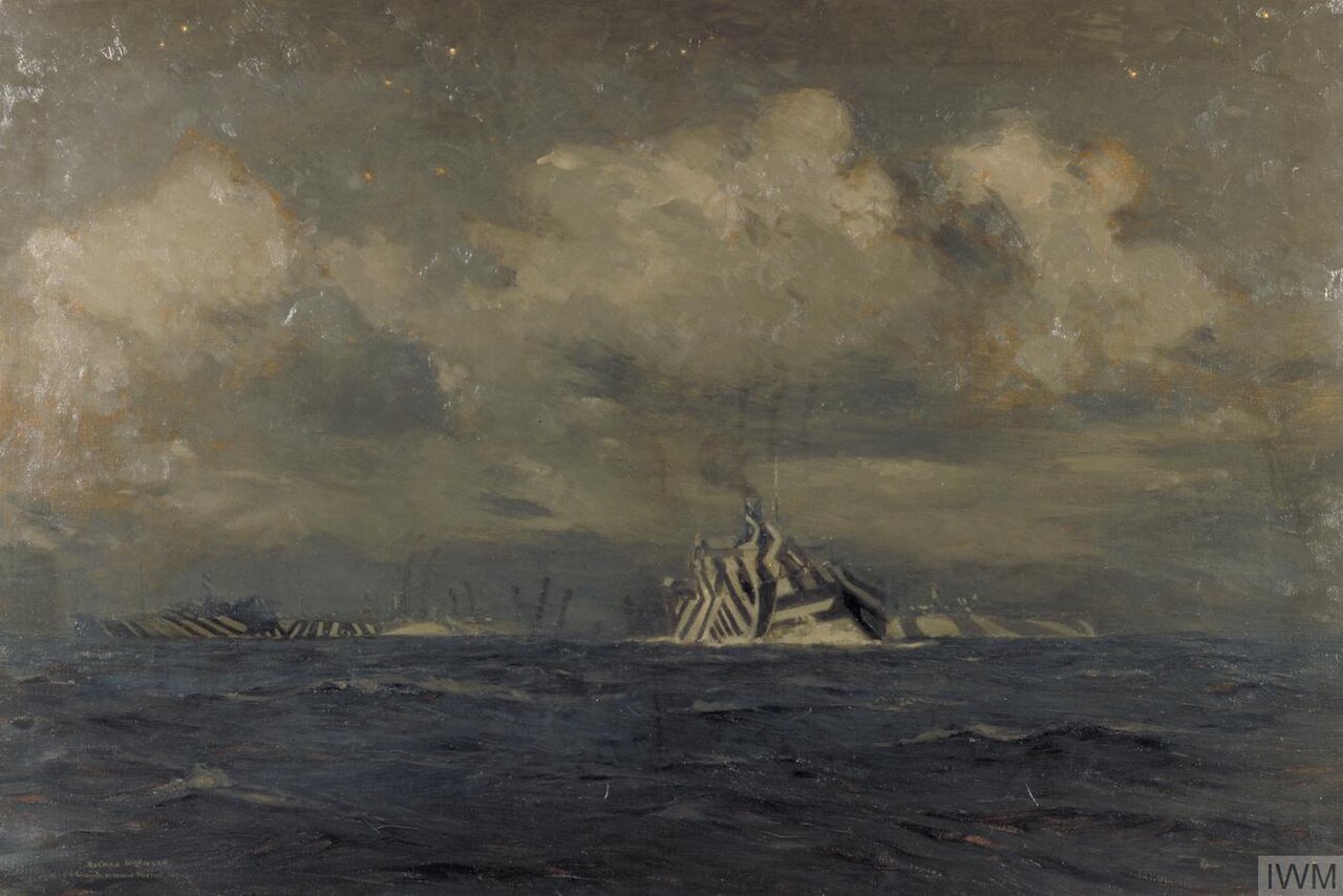 'Dazzle Painting' Was A Form Of Camouflage, And Was Particularly Effective In Moonlight. Wilkinson Was Responsible For The Introduction Of The 'Dazzle' Painted Effect. As Is Evident In This Image, The Paint Des Art