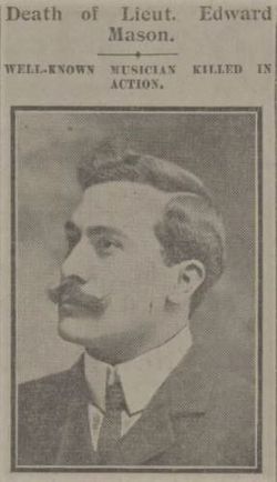 Edward Mason Death Newspaper Clipping