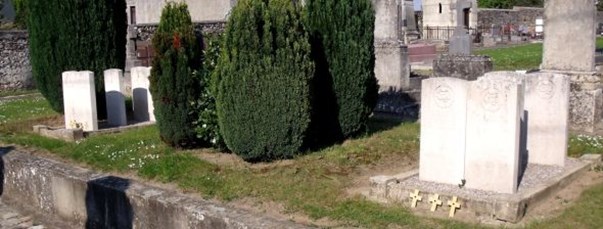 Baron Communal Cemetery Are Eight Men Of The 2Nd Dragoon Guards