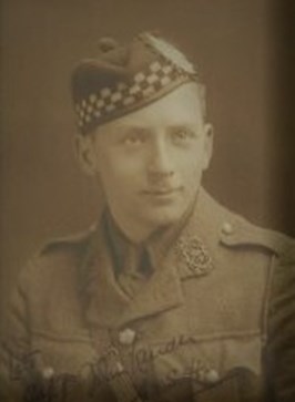 Harry Lauder In The Highland Regalia For Which He Was Famous And His Son John In Official Uniform