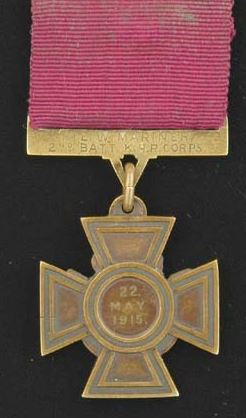 The Reverse Of Mariner's VC