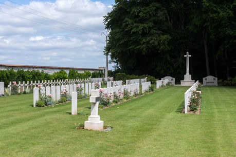 Perreuse Chateau Franco British National Cemetery Edward James Vibart Collingwood Thompson