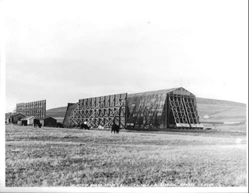 The Two Hangars At Caldale