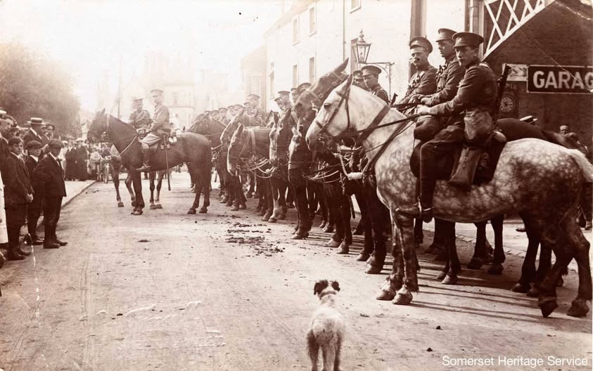 North Somerset Yeomanry In Shepton Mallett