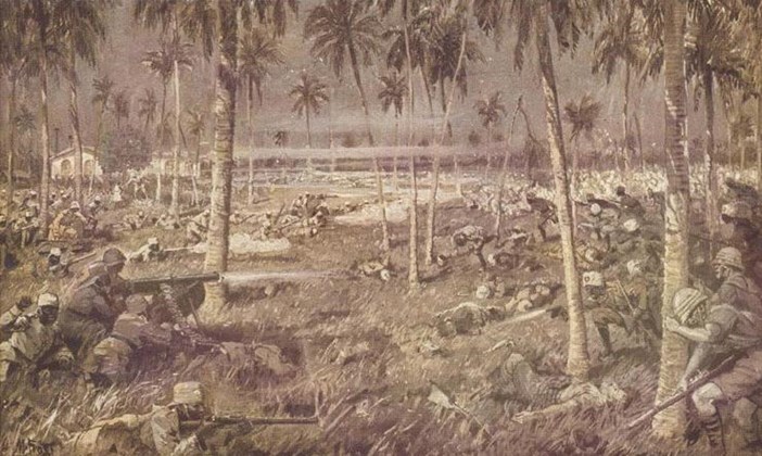 Battle Of Tanga By Martin Frost (1875 1927)